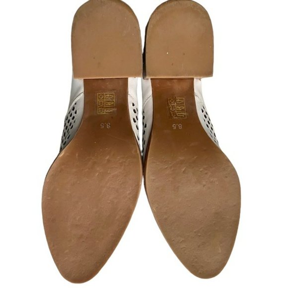 Jeffrey Campbell Branwen Perforated Booties - White - 8.5 - Picture 9 of 10